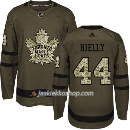 Miehille NHL Toronto Maple Leafs Pelipaita Morgan Rielly 44 Adidas 2017-2018 Camo Vihreä Authentic